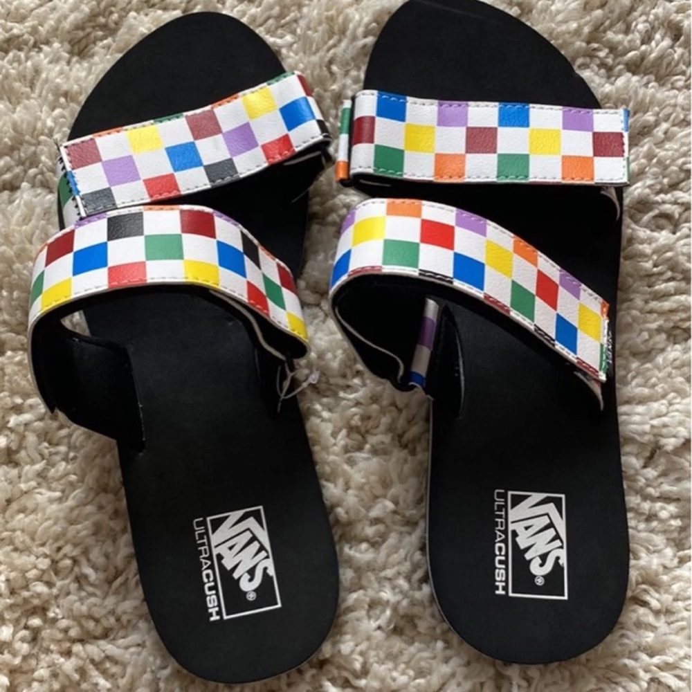 Vans Cayucas Checkerboard 2 Strap Slide